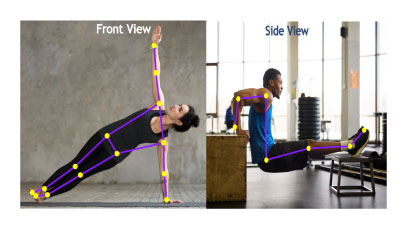 AI fitness trainer Application using Mediapipe