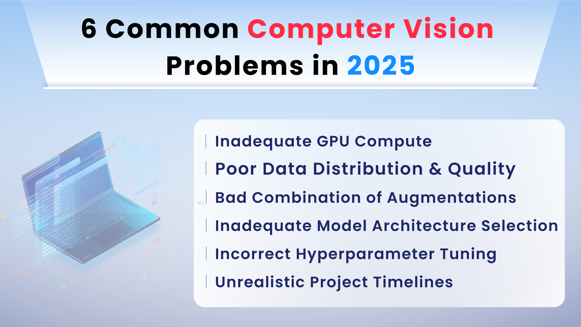 Top Computer Vision Problems