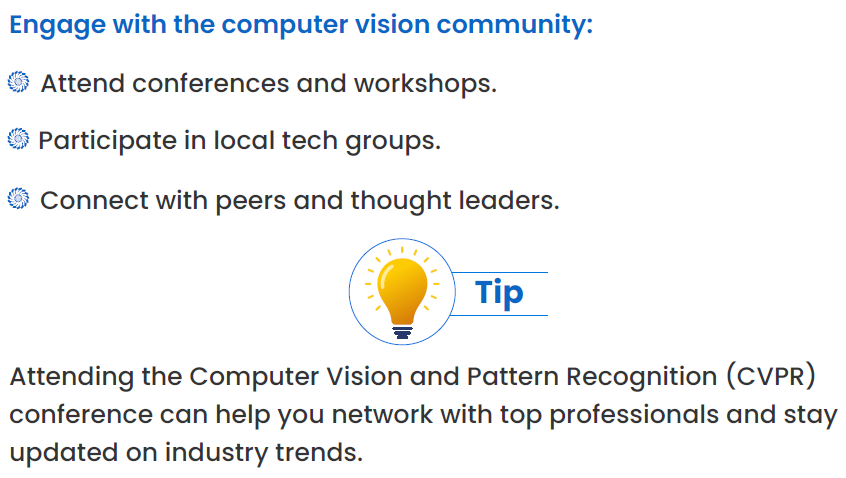 set specific goal to become ann accomplished computer vision engineer