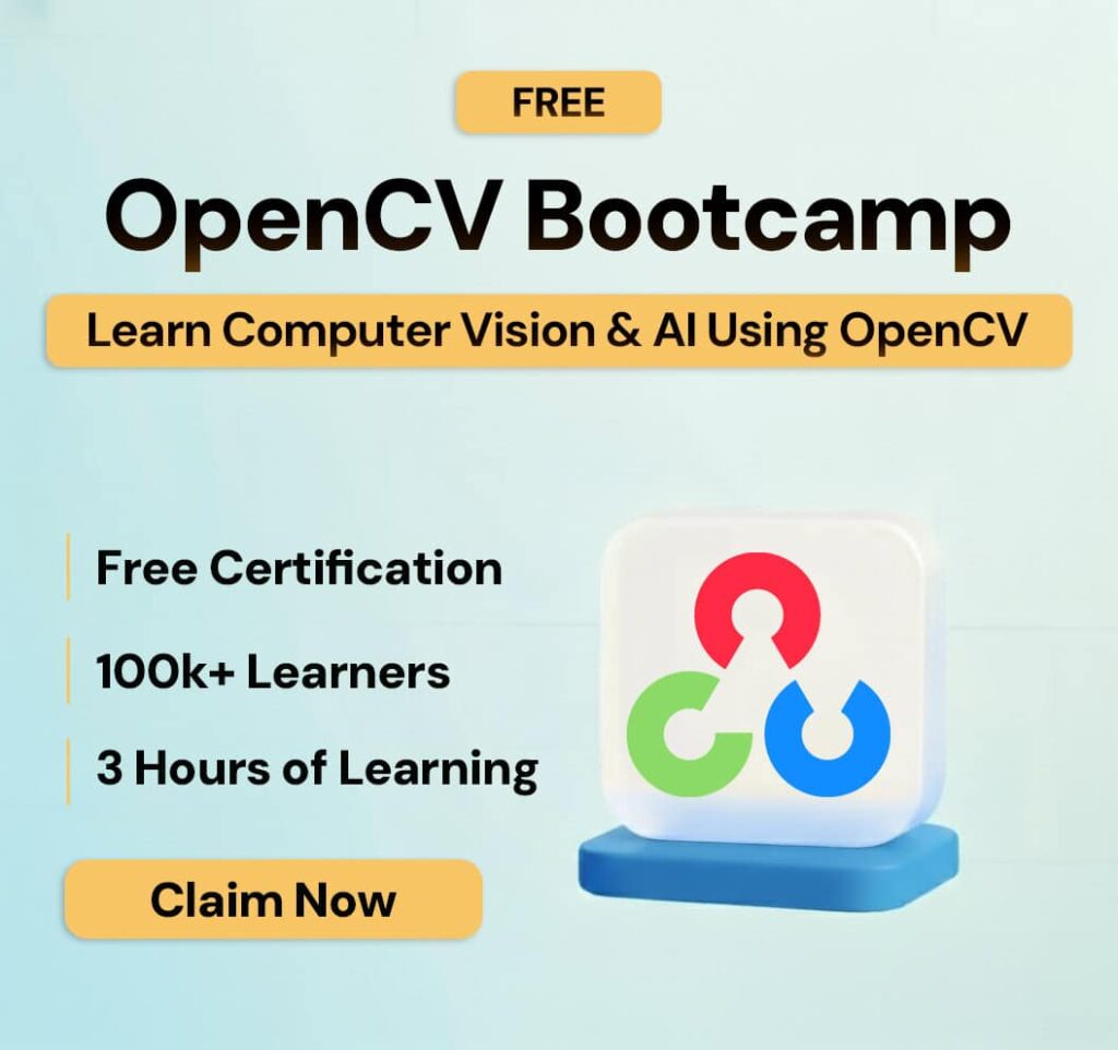 Free opencv course