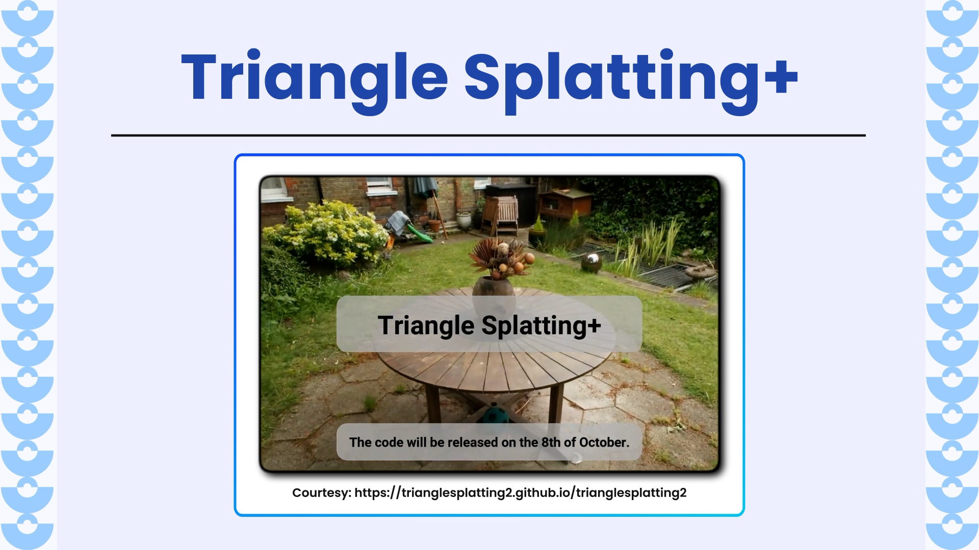 Triangle Splatting