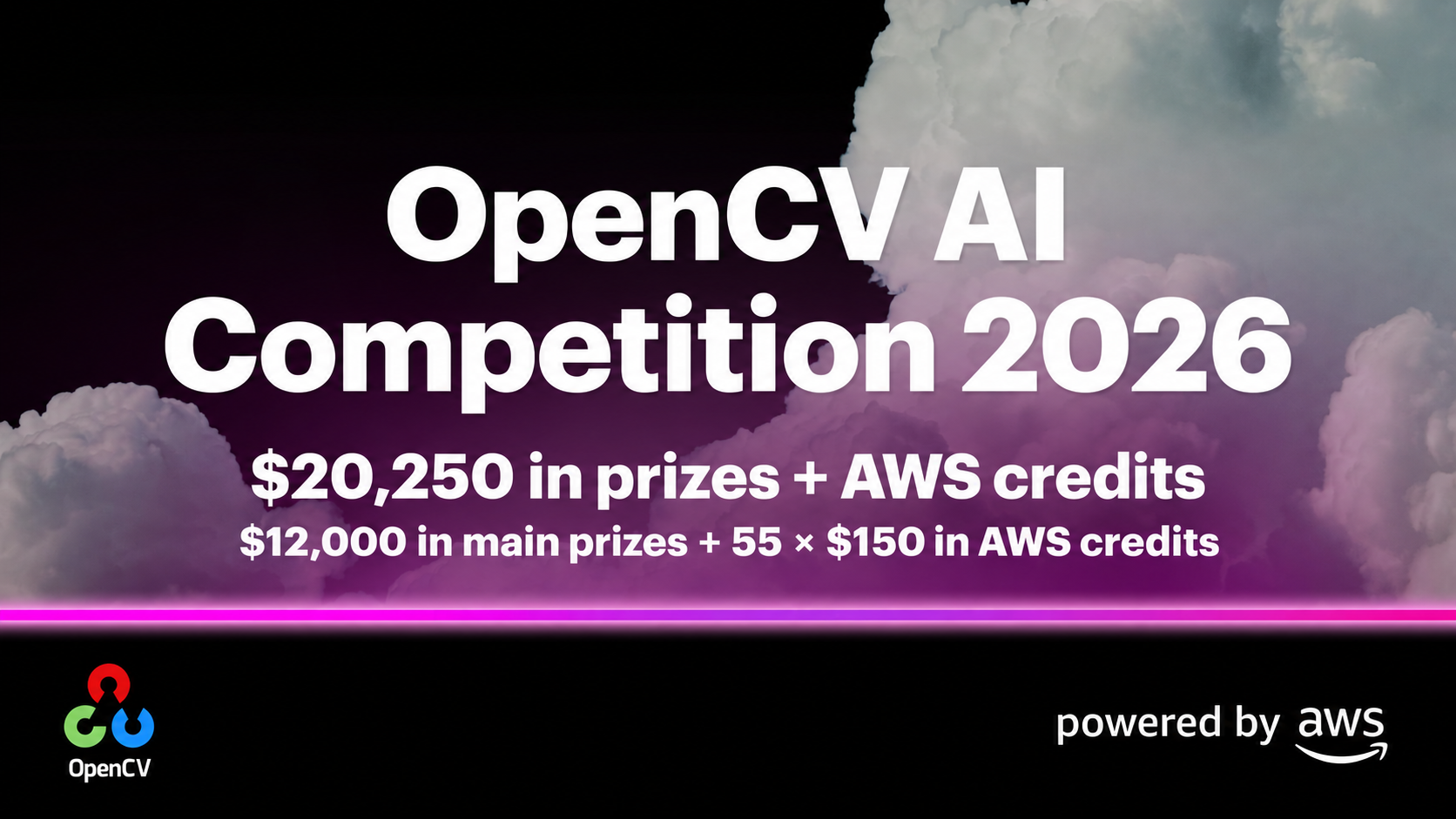 OpenCV AI Competition 2026: $20,250 in prizes and AWS credits